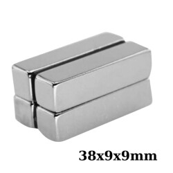 38x9x9mm Neodyum Güçlü Mıknatıs - Neodim Magnet 