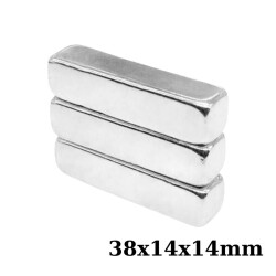 38x14x14mm Neodyum Güçlü Mıknatıs - Neodim Magnet 