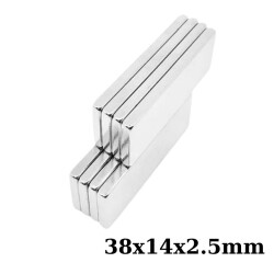 38x14x2.5mm Neodymium Strong Magnet 