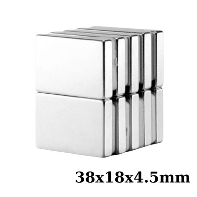 38x18x4.5mm Neodyum Güçlü Mıknatıs - Neodim Magnet - 1