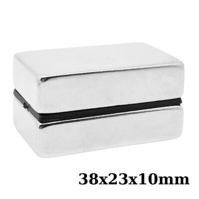 38x23x10mm Neodyum Güçlü Mıknatıs - Neodim Magnet - 1