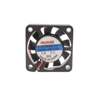 40x40x10mm 12V 0.15A Fan 2 Kablolu - 1