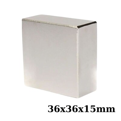 36x36x15mm Neodyum Güçlü Mıknatıs - Neodim Magnet - 1