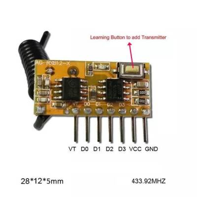 433.92 MHz Superheterodyne Receiver Module - 2