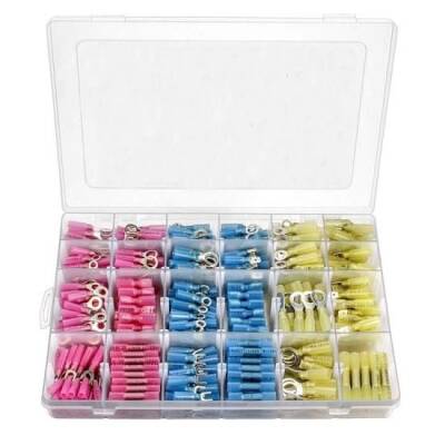 480 Pieces 24 Types Insulated Cable End Set - 1