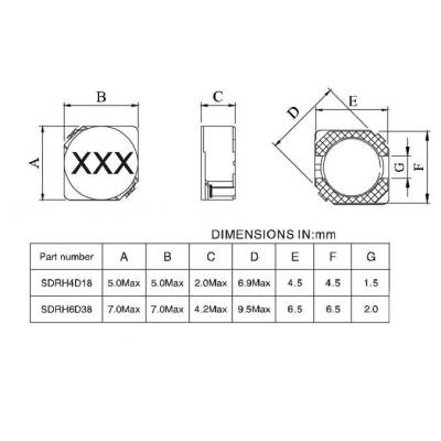 4D18 100UH SMD Bobin - 2