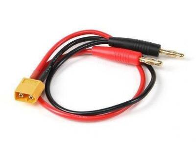 4mm Banana to Male XT60 Converter 15cm Cable - 1