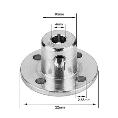 4mm Engine Mounting Apparatus - Aluminum Hub - 2