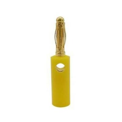 4mm Yellow Male Banana Connector - 1