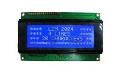 4X20 LCD Screen Blue - 1