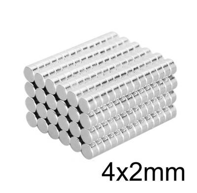 4X2mm Neodyum Güçlü Mıknatıs - Neodim Magnet - 1