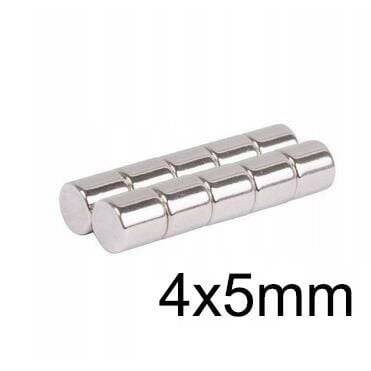 4X5mm Neodyum Güçlü Mıknatıs - Neodim Magnet - 1