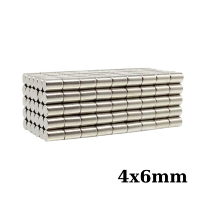 4x6mm Neodyum Güçlü Mıknatıs - Neodim Magnet - 1