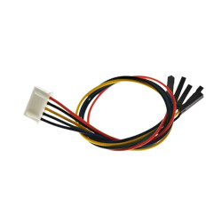 5-Pin XH 2.54mm Female - 2.54mm Female Dupont Converter Cable - 20cm 