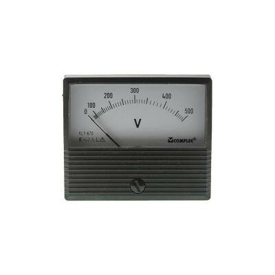 500V Analog Voltmeter - Panel Type Measuring Instrument KLY-T670 - 1