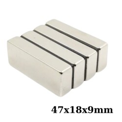 47x18X9mm Neodyum Güçlü Mıknatıs - Neodim Magnet 