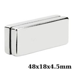 48x18x4.5mm Neodyum Güçlü Mıknatıs - Neodim Magnet 