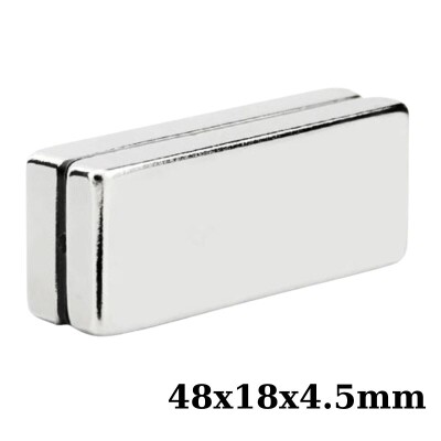 48x18x4.5mm Neodyum Güçlü Mıknatıs - Neodim Magnet - 1