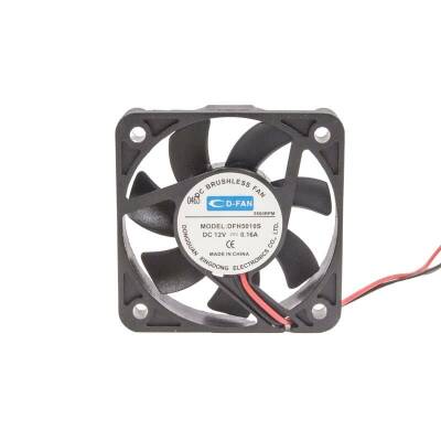 50x50x10mm 12V 0.16A Fan 2 Kablolu - 1