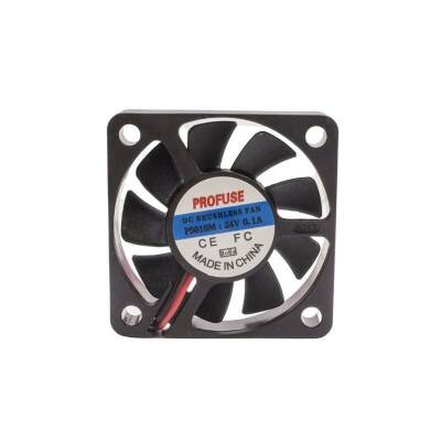 50x50x10mm 24V 0.10A Fan 2 Kablolu - 1