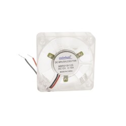 50x50x15mm 12V 0.15A Fan 2 Wire - With Light - 2