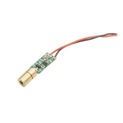 520nm 5mW 3-5V Green Dot Laser Module - 1