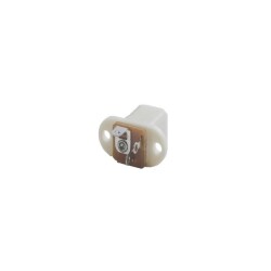 5.5x2.1mm White DC Jack Chassis - Jack Input - 2