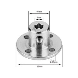 5mm Engine Mounting Apparatus - Aluminum Hub - 2