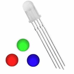 5mm RGB LED 4-Legged Common Anode 