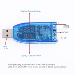 5V / 1.2V-24V DC-DC USB Voltage Step Up and Step Down Regulator Module - XY-SUPA-Z - 2