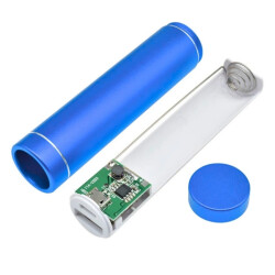 5V 1A 1X18650 Battery Metal DIY PowerBank - 2