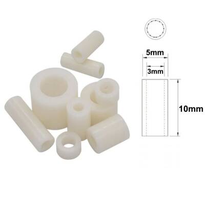 5x10mm Led Distance (Standoff) - White - 1