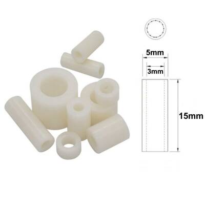 5x15mm Led Distance (Standoff) - White - 1