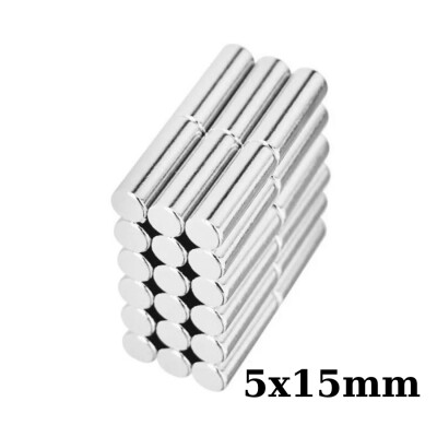 5x15mm Neodyum Güçlü Mıknatıs - Neodim Magnet - 1