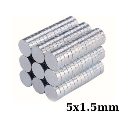 5x1.5mm Neodyum Güçlü Mıknatıs - Neodim Magnet - 1