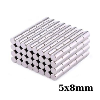 5x8mm Neodyum Güçlü Mıknatıs - Neodim Magnet - 1