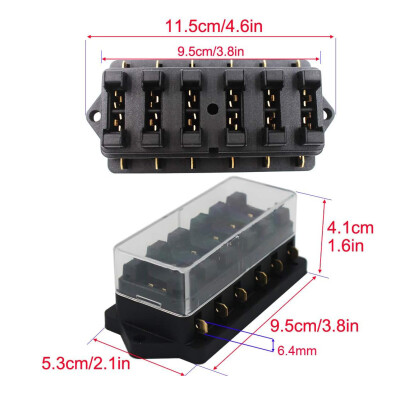 6 Channel Auto Blade Fuse Box - 3