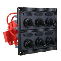 6 Pin ON-OFF Toggle Switch Panel - 1