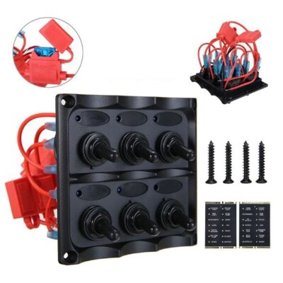 6 Pin ON-OFF Toggle Switch Panel - 3