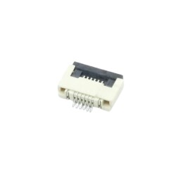 6 Pin SMD Flat Kablo Yuvası 0.5mm Pin Aralığı 