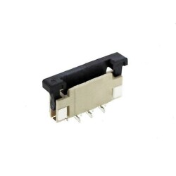 6 Pin SMD Flat Kablo Yuvası 1mm Pin Aralığı 