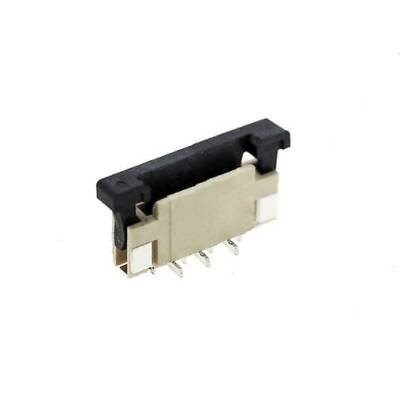 6 Pin SMD Flat Kablo Yuvası 1mm Pin Aralığı - 1