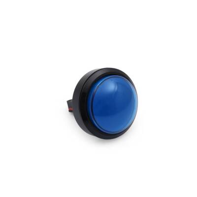 60mm 12V Illuminated Game Machine Button - Blue - 1