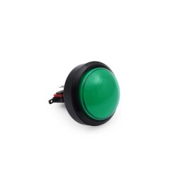 60mm 12V Illuminated Game Machine Button - Green 