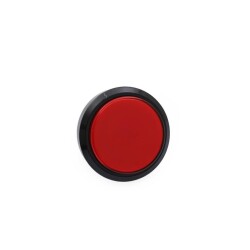 60mm 12V Illuminated Game Machine Button - Red - 1