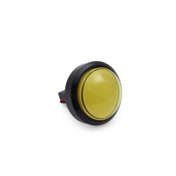 60mm 12V Illuminated Game Machine Button - Yellow 