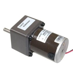 60mm 24V 100RPM DC Motor 55ZY24-25-02 - 1