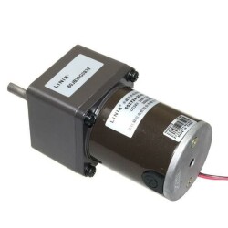 60mm 24V 120RPM DC Motor 55ZY24-25-02 - 1