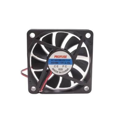 60x60x10mm 12V 0.13A Fan 2 Kablolu - 1