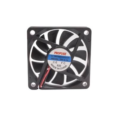 60x60x10mm 24V 0.10A Fan 2 Kablolu - 1